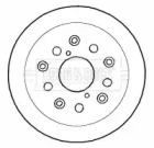 Тормозной диск (BORG & BECK: BBD5775S)