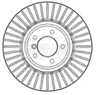 Тормозной диск (BORG & BECK: BBD5801S)
