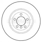 Тормозной диск (BORG & BECK: BBD5803S)