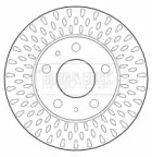 Тормозной диск (BORG & BECK: BBD5805S)