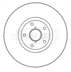 Тормозной диск (BORG & BECK: BBD5833S)