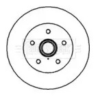 Тормозной диск (BORG & BECK: BBD5848S)