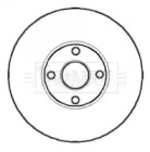 Тормозной диск (BORG & BECK: BBD5859S)
