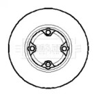 Тормозной диск (BORG & BECK: BBD5861S)