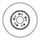 Тормозной диск (BORG & BECK: BBD5870S)
