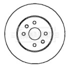 Тормозной диск (BORG & BECK: BBD5876S)