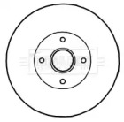 Тормозной диск (BORG & BECK: BBD5897S)