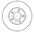 Тормозной диск (BORG & BECK: BBD5901S)