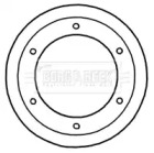 Тормозной диск (BORG & BECK: BBD5921S)