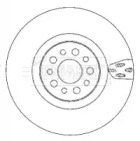 Тормозной диск (BORG & BECK: BBD5924S)