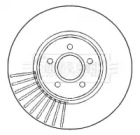 Тормозной диск (BORG & BECK: BBD5925S)