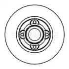 Тормозной диск (BORG & BECK: BBD5934S)