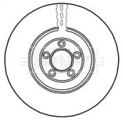 Тормозной диск (BORG & BECK: BBD5947S)