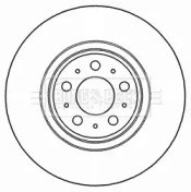 Тормозной диск (BORG & BECK: BBD5955S)