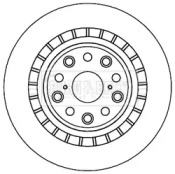 Тормозной диск (BORG & BECK: BBD5961S)