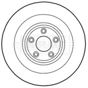 Тормозной диск (BORG & BECK: BBD6017S)