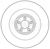 Тормозной диск (BORG & BECK: BBD6023S)