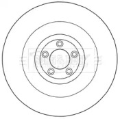 Тормозной диск (BORG & BECK: BBD6024S)