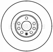 Тормозной диск (BORG & BECK: BBD6029S)
