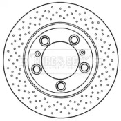 Тормозной диск (BORG & BECK: BBD6032S)