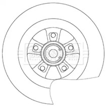 Тормозной диск (BORG & BECK: BBD6036S)