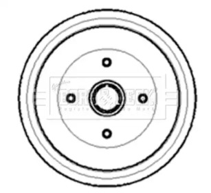 Тормозный барабан (BORG & BECK: BBR7003)