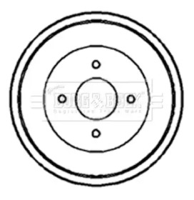 Тормозный барабан (BORG & BECK: BBR7090)