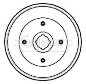 Тормозный барабан (BORG & BECK: BBR7103)