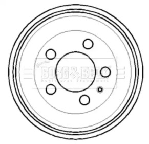 Тормозный барабан (BORG & BECK: BBR7114)