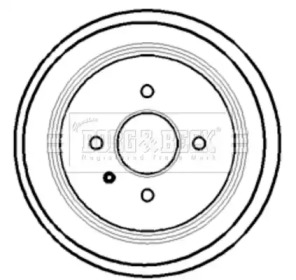 Тормозный барабан (BORG & BECK: BBR7127)