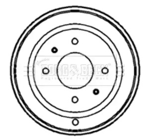 Тормозный барабан (BORG & BECK: BBR7131)