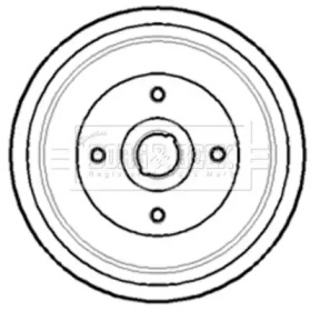 Тормозный барабан (BORG & BECK: BBR7143)
