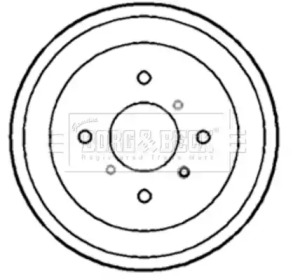 Тормозный барабан (BORG & BECK: BBR7146)