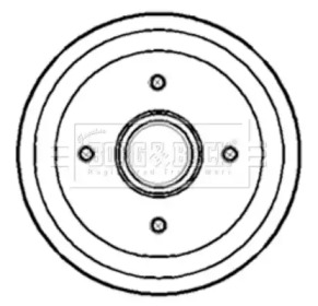Тормозный барабан (BORG & BECK: BBR7149)