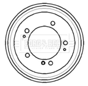 Тормозный барабан (BORG & BECK: BBR7170)