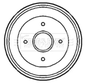 Тормозный барабан (BORG & BECK: BBR7188)