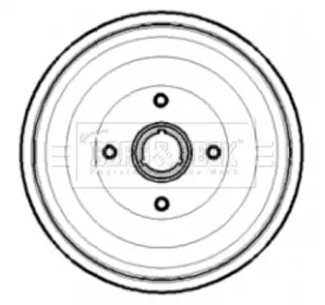 Тормозный барабан (BORG & BECK: BBR7189)