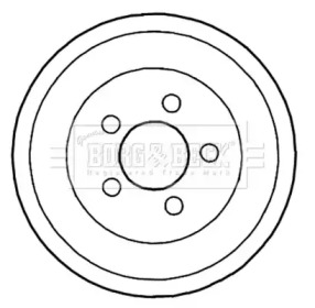 Тормозный барабан (BORG & BECK: BBR7191)