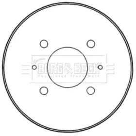 Тормозный барабан (BORG & BECK: BBR7235)