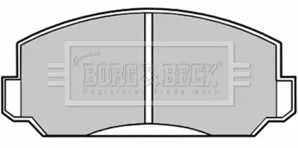 Комплект тормозных колодок (BORG & BECK: BBP1009)