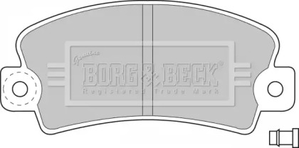 Комплект тормозных колодок (BORG & BECK: BBP1036)