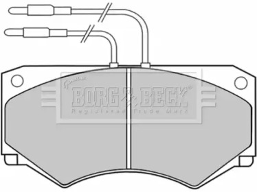 Комплект тормозных колодок (BORG & BECK: BBP1039)