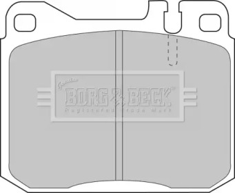 Комплект тормозных колодок (BORG & BECK: BBP1061)