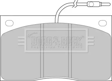 Комплект тормозных колодок (BORG & BECK: BBP1065)