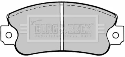 Комплект тормозных колодок (BORG & BECK: BBP1093)