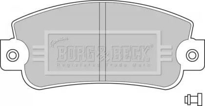 Комплект тормозных колодок (BORG & BECK: BBP1094)