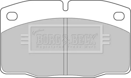 Комплект тормозных колодок (BORG & BECK: BBP1117)