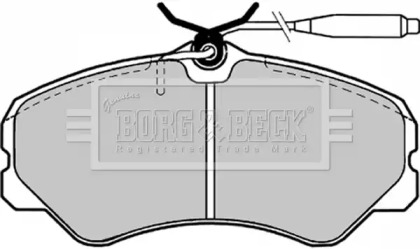 Комплект тормозных колодок (BORG & BECK: BBP1130)