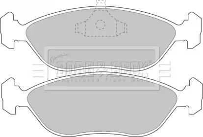 Комплект тормозных колодок (BORG & BECK: BBP1188)