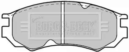 Комплект тормозных колодок (BORG & BECK: BBP1189)